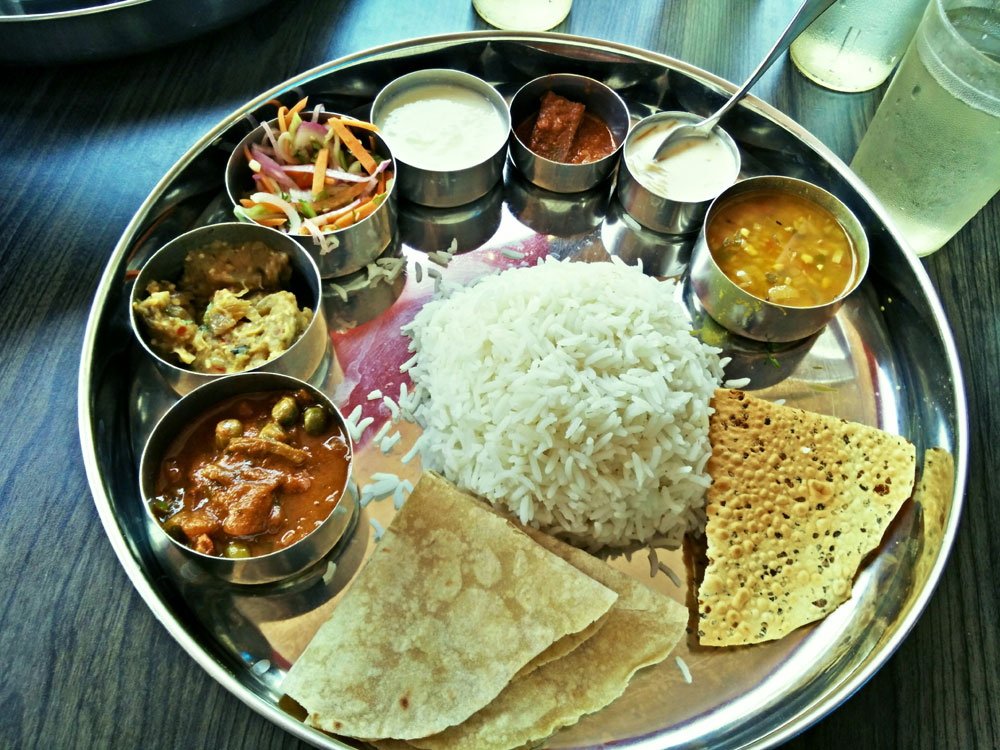 North Indian Thaali Meal